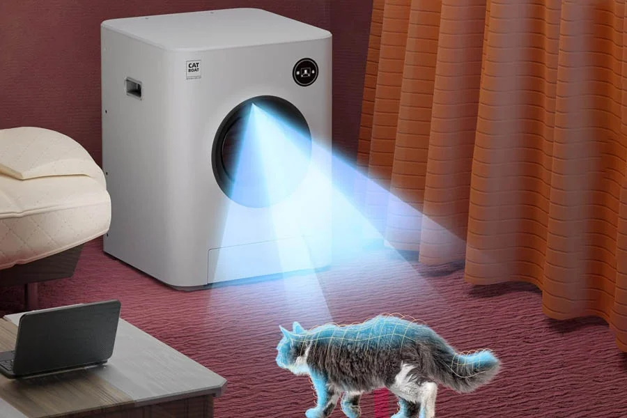 cat robot litter