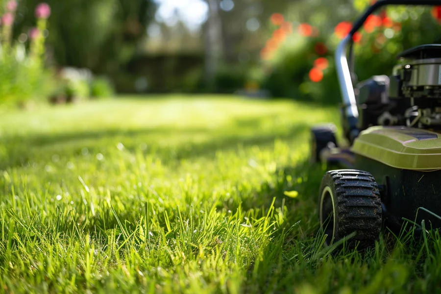 battery power lawn mowers