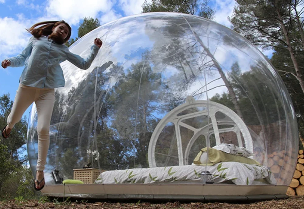 inflatable transparent tent