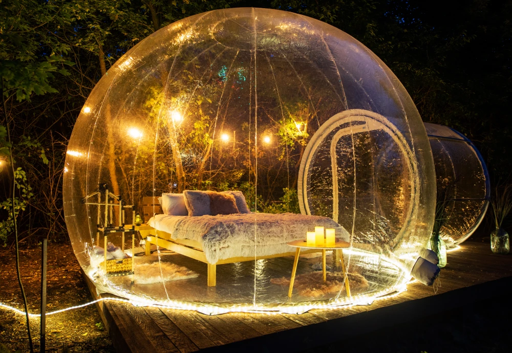 inflatable transparent tent