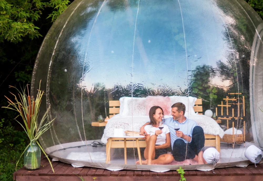 transparent tent